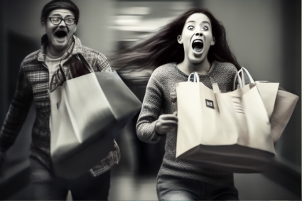 Excited GEN Z Shopping